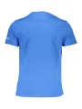 "LA MARTINA T-Shirts im Sale | La Martina Kurzarmshirt Blau Logo Stickerei online kaufen"|Planet-Deluxe