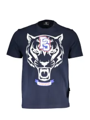 "Plein Sport T-Shirts im Sale | Navy Rundhals TShirt Logo Plein Sport online kaufen"|Planet-Deluxe