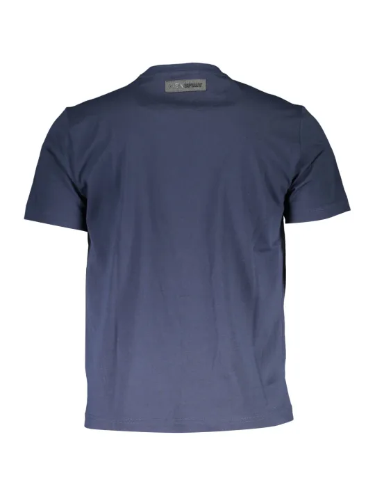 "Plein Sport T-Shirts im Sale | Navy Rundhals TShirt Logo Plein Sport online kaufen"|Planet-Deluxe