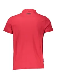 "Cavalli Class Poloshirts im Sale | Kurzarmpoloshirt Cavalli Class mit Logodruck und Knöpfen online kaufen"|Planet-Deluxe