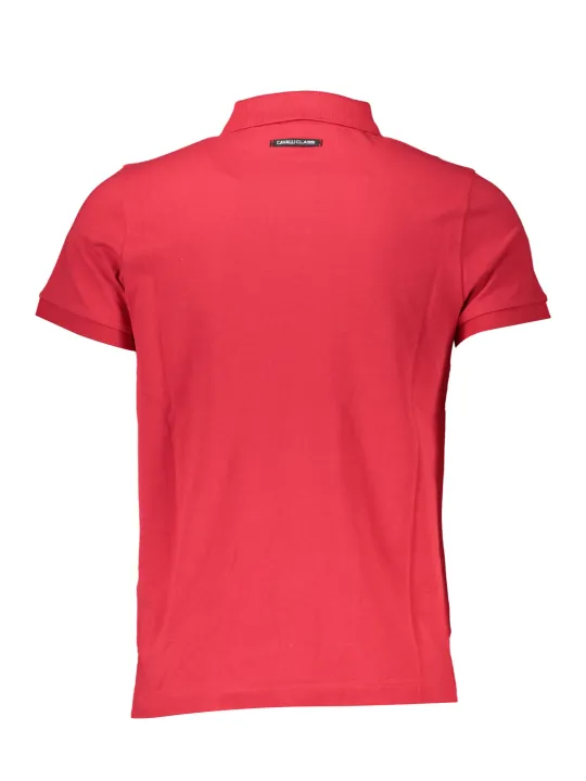 "Cavalli Class Poloshirts im Sale | Kurzarmpoloshirt Cavalli Class mit Logodruck und Knöpfen online kaufen"|Planet-Deluxe