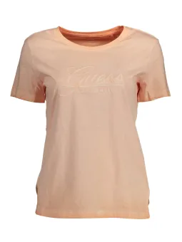 GUESS JEANS Damen T-Shirt - Stilvoll & Modern in Rosa