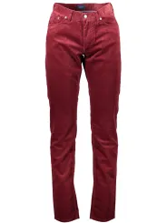 "GANT Rote 5-Pocket Hose – Stilvoll mit Logo-Detail"
