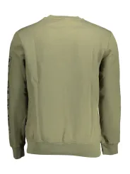 "Napapijri Sweatshirts im Sale | Napapijri Sweatshirt Rundhals Logo Druck Grün online kaufen"|Planet-Deluxe