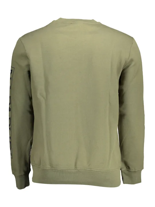 "Napapijri Sweatshirts im Sale | Napapijri Sweatshirt Rundhals Logo Druck Grün online kaufen"|Planet-Deluxe