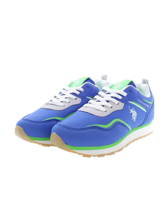 "U.S. Polo Jungen-Sneakers: Kontrastdesign & Logo-Style"