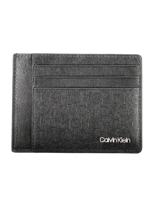 "Calvin Klein Brieftaschen im Sale | Calvin Klein RFID Brieftasche mit Griff und Logo Schwarz online kaufen"|Planet-Deluxe