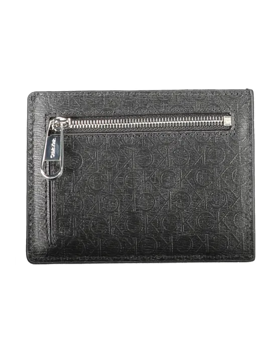 "Calvin Klein Brieftaschen im Sale | Calvin Klein RFID Brieftasche mit Griff und Logo Schwarz online kaufen"|Planet-Deluxe