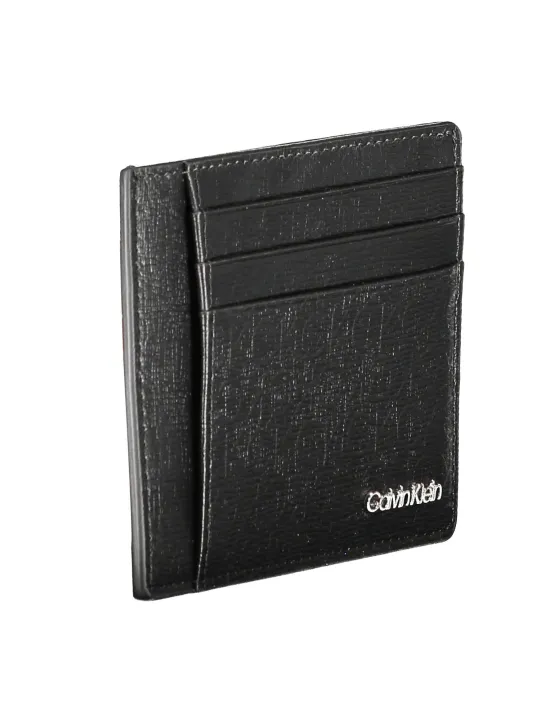 "Calvin Klein Brieftaschen im Sale | Calvin Klein RFID Brieftasche mit Griff und Logo Schwarz online kaufen"|Planet-Deluxe