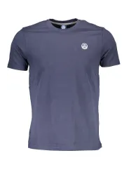 "North Sails T-Shirts im Sale | Kurzarm T-Shirt Rundhals Logo Blau North Sails online kaufen"|Planet-Deluxe