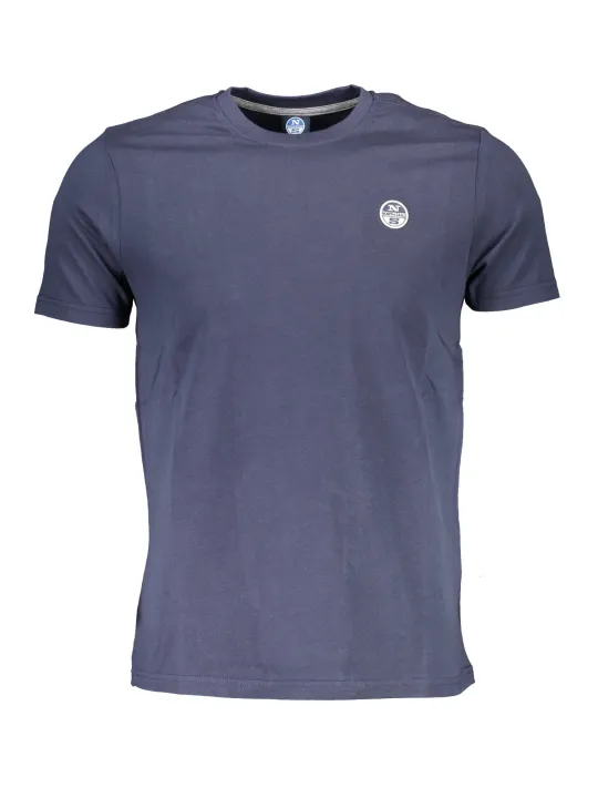 "North Sails T-Shirts im Sale | Kurzarm T-Shirt Rundhals Logo Blau North Sails online kaufen"|Planet-Deluxe