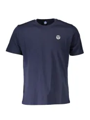"North Sails T-Shirts im Sale | Kurzarm TShirt Rundhals Logo North Sails Blau  online kaufen"|Planet-Deluxe