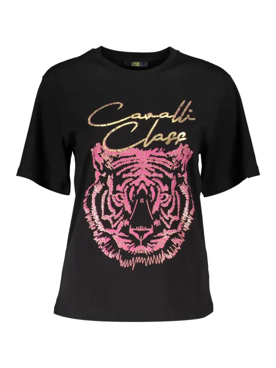 "Cavalli Class T-Shirts im Sale | Cavalli Class QXT62HJD060_311064D_NERO05051 online kaufen"|Planet-Deluxe