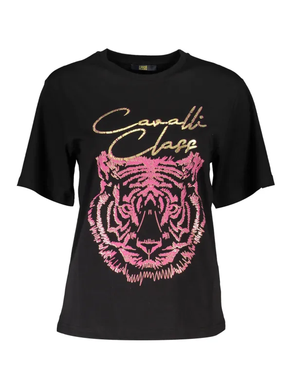"Cavalli Class T-Shirts im Sale | Cavalli Class QXT62HJD060_311064D_NERO05051 online kaufen"|Planet-Deluxe
