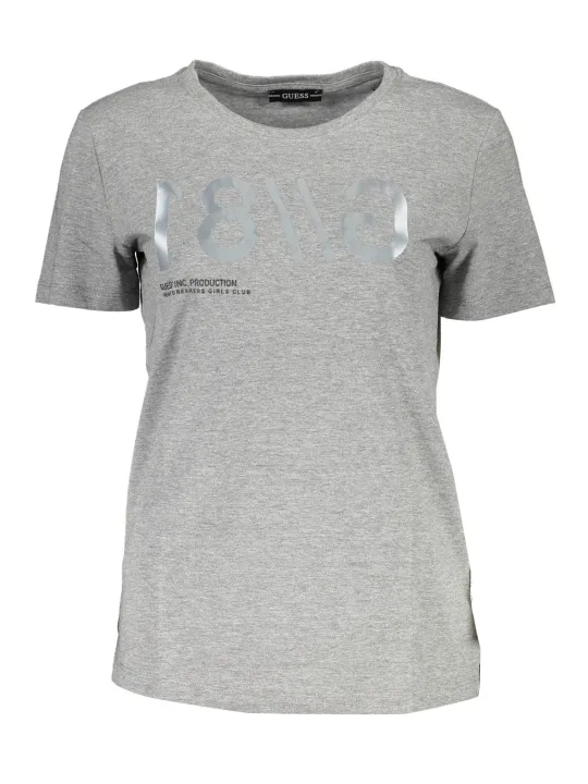 "GUESS JEANS T-Shirts im Sale | GUESS JEANS KURZARM-T-SHIRT DAMEN GRAU online kaufen"|Planet-Deluxe