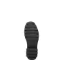 Schwarze modische Stiefelette mit dicker Sohle