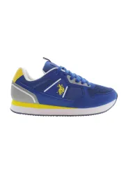 US POLO Kontrast Sneaker mit Logo und Schnürsenkeln