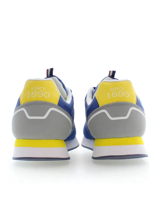 US POLO Kontrast Sneaker mit Logo und Schnürsenkeln