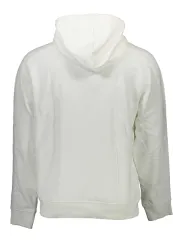 "Calvin Klein Sweatshirts im Sale | Calvin Klein Weißer Biobaumwolle Hoodie mit Tasche online kaufen"|Planet-Deluxe