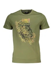 "Cavalli Class T-Shirts im Sale | Cavalli Class QXT61VJD060_377E570_VERDE04050 Grün online kaufen"|Planet-Deluxe