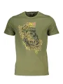 "Cavalli Class T-Shirts im Sale | Cavalli Class QXT61VJD060_377E570_VERDE04050 Grün online kaufen"|Planet-Deluxe