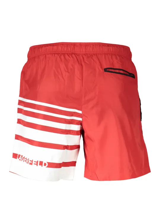 "Karl Lagerfeld Beachwear Badehosen im Sale | Karl Lagerfeld Beachwear KL20MBM03_D2BBA7D_ROSSORED online kaufen"|Planet-Deluxe