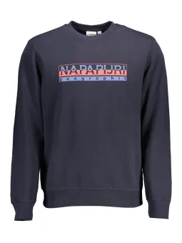 "Napapijri Rundhals Sweatshirt Blau - Stilvolles Logo"