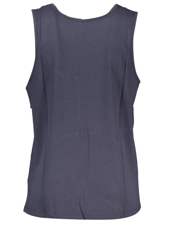 GIAN MARCO VENTURI Logo Tanktop Blau - Stilvolles Herrenhemd
