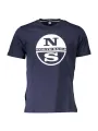 "North Sails T-Shirts im Sale | Kurzarm TShirt Rundhals Logo Blau North Sails online kaufen"|Planet-Deluxe