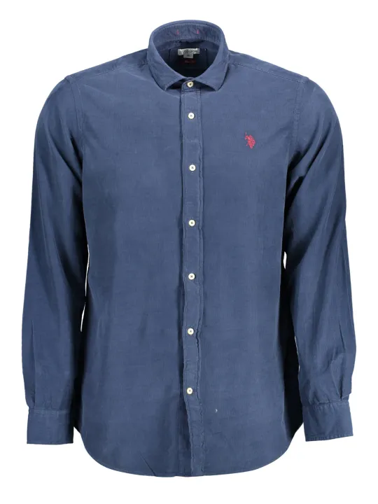 "U.S. POLO Hemden im Sale | Slim Fit Langarmhemd mit Franzosischem Kragen und Logo online kaufen"|Planet-Deluxe