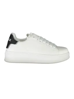 Gaelle Paris Kontrast-Sneaker mit Logo & Schnürsenkeln