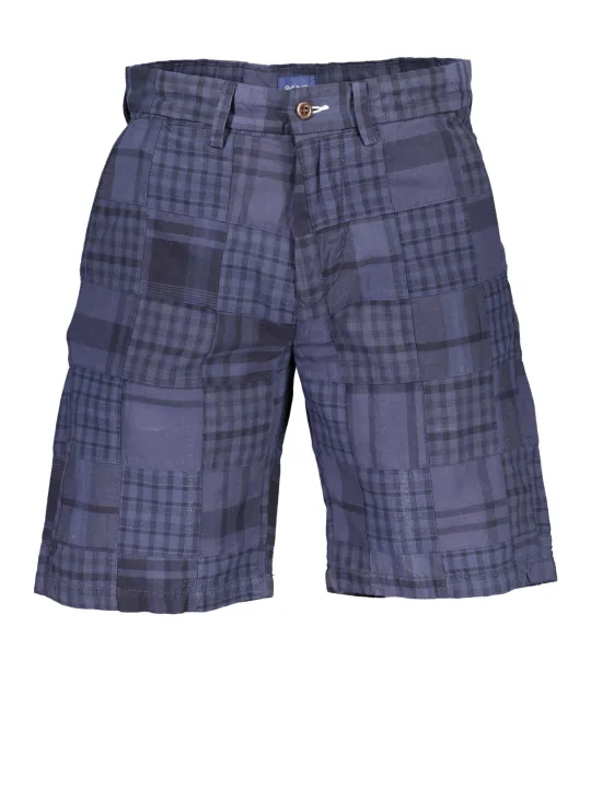 GANT Bermuda Hose mit Logo - Blau, 5 Taschen, Herren