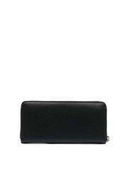 Schwarzes Versace Jeans Portemonnaie Leder