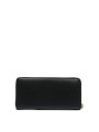 Schwarzes Versace Jeans Portemonnaie Leder