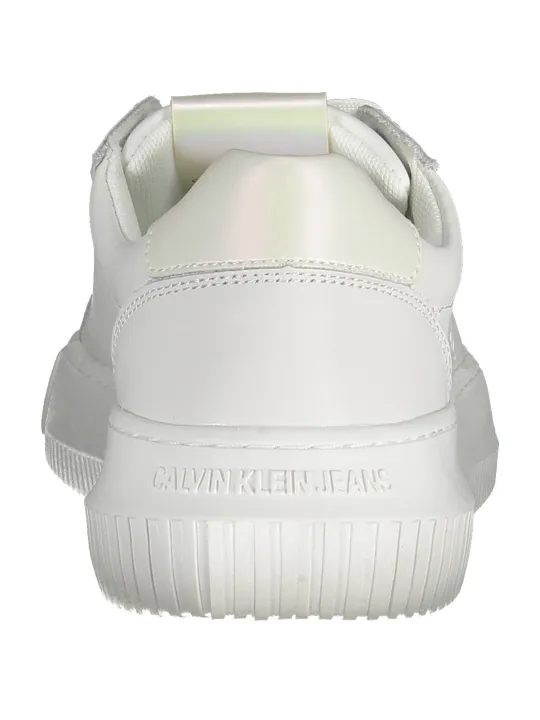 "Calvin Klein Sneakers im Sale | Calvin Klein Kontrast Schnürsneaker Weiß online kaufen"|Planet-Deluxe