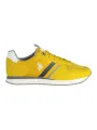 "U.S. POLO   BEST PRICE Sneakers im Sale | Kontrast-Sneaker mit Logo US Polo Gelb online kaufen"|Planet-Deluxe