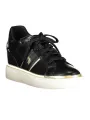 "U.S. Polo Schwarz Kontrast-Sneaker mit Logo – Stilvoll & Modern"