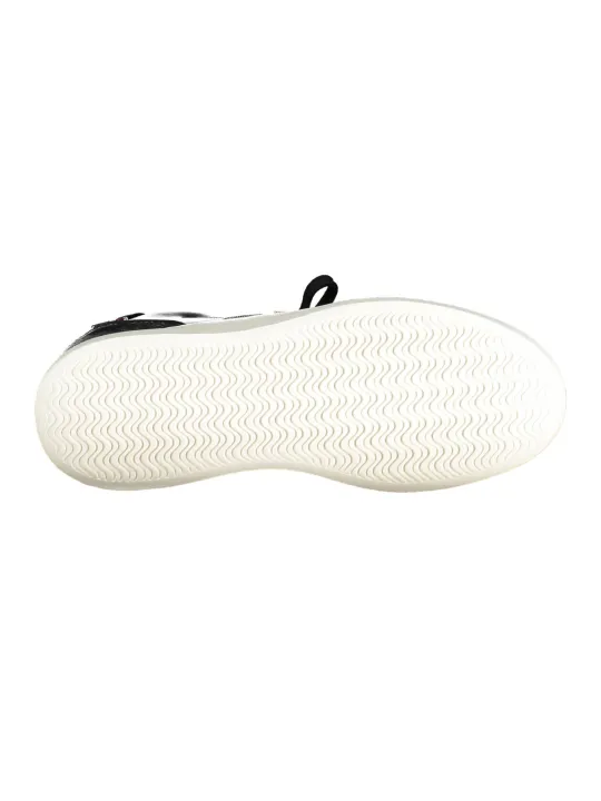 "U.S. Polo Schwarz Kontrast-Sneaker mit Logo – Stilvoll & Modern"