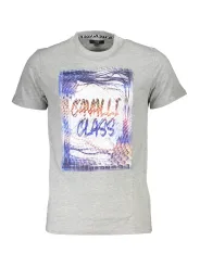 "Cavalli Class T-Shirts im Sale | Cavalli Class QXT61OJD060_B4908C2_GRIGIO0496 Grau online kaufen"|Planet-Deluxe