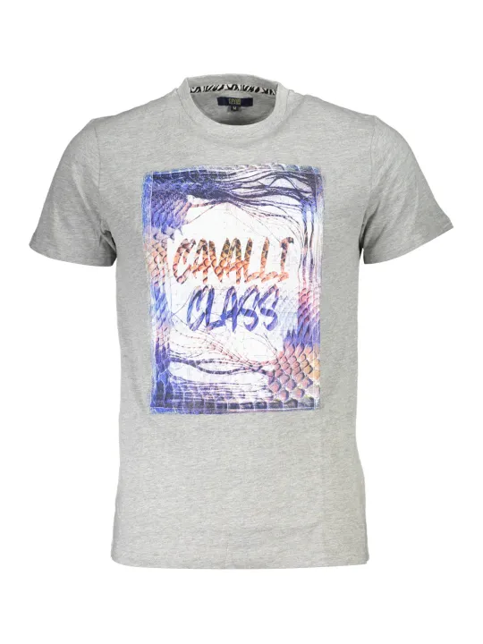 "Cavalli Class T-Shirts im Sale | Cavalli Class QXT61OJD060_B4908C2_GRIGIO0496 Grau online kaufen"|Planet-Deluxe