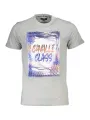 "Cavalli Class T-Shirts im Sale | Cavalli Class QXT61OJD060_B4908C2_GRIGIO0496 Grau online kaufen"|Planet-Deluxe