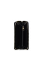 Schwarzes Versace Jeans Portemonnaie Leder