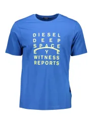 "Diesel T-Shirts im Sale | Diesel S4ELT-JUST_2B12585_BLU8II Blau online kaufen"|Planet-Deluxe
