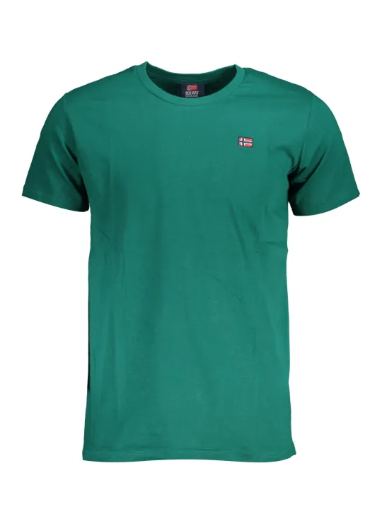 "NORWAY 1963 T-Shirts im Sale | NORWAY 1963 T-Shirt Grün Rundhals Kurzarm Logo online kaufen"|Planet-Deluxe