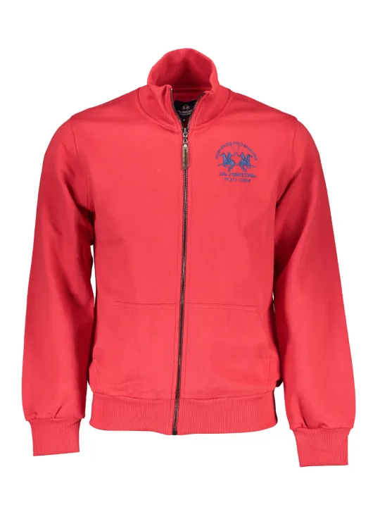 "LA MARTINA Startseite im Sale | LA MARTINA ROTES HERREN-SWEATSHIRT MIT REISSVERSCHLUSS online kaufen"|Planet-Deluxe