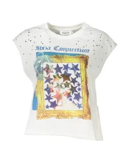 "Stylisches Ärmelloses T-Shirt mit Kontrastdetails & Logo"