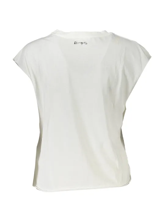 "Desigual Startseite im Sale | DESIGUAL ÄRMELLOSES T-SHIRT DAMEN WEISS online kaufen"|Planet-Deluxe