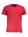"LA MARTINA T-Shirts im Sale | La Martina Kurzarm TShirt Normale Passform Logo Stickerei Rossorot online kaufen"|Planet-Deluxe