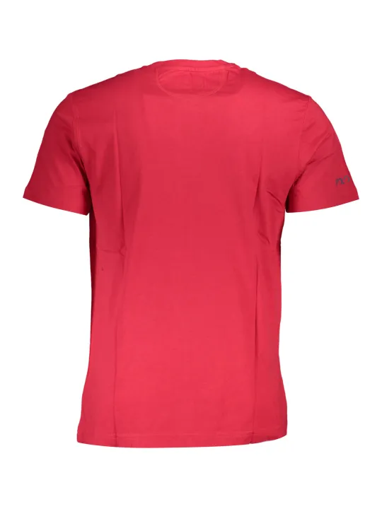 "LA MARTINA T-Shirts im Sale | La Martina Kurzarm TShirt Normale Passform Logo Stickerei Rossorot online kaufen"|Planet-Deluxe