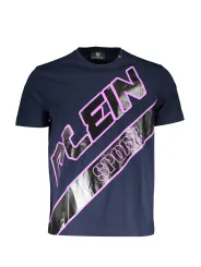 "Plein Sport T-Shirts im Sale | Kurzarm TShirt Rundhals Logo Plein Sport Navy online kaufen"|Planet-Deluxe